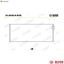 CONNECTING ROD BEARING 71-3431/4 STD STD FOR M44.11/12 2.7L M44.41/43/44 3.0L 4cyl