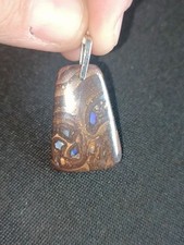 Boulder opal 935silver - 935silver, pendant