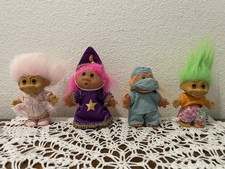 Lot of 4 Vintage Troll Dolls