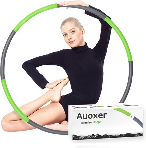 Green collapsible hula hoop - green,