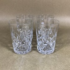 Set of 4 Vintage Cut Crystal