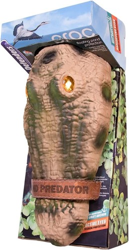 Floating crocodile pond decoy - floating,