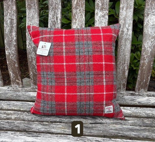 Harris tweed cushions made - cushions, by