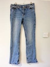 J Galt -  Brandy Melville - Straight Jeans Small Blue Cotton Low Rise