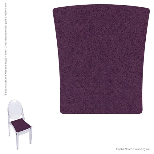 Eco felt seat cushion 4mm - felt,