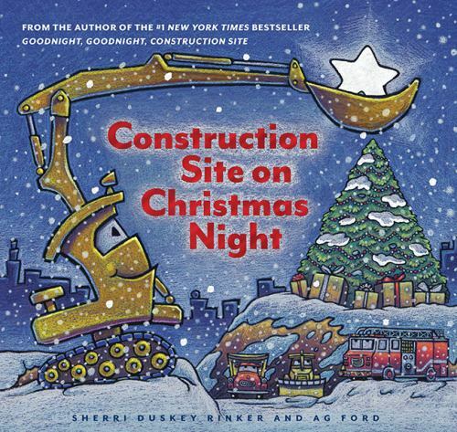 Construction site christmas - on,