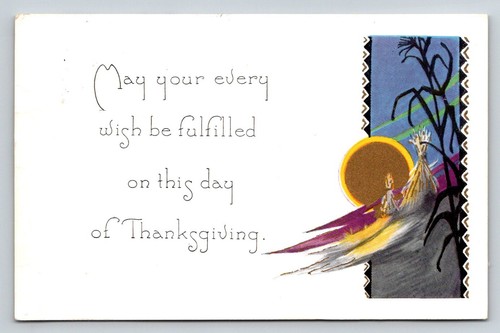 1936 thanksgiving postcard - 1936,