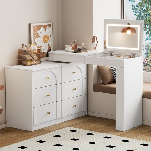 Dressing table with led light - dressing,