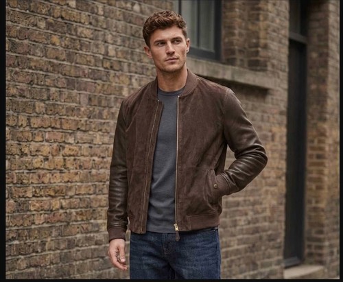 Reiss suede leather bomber - reiss,
