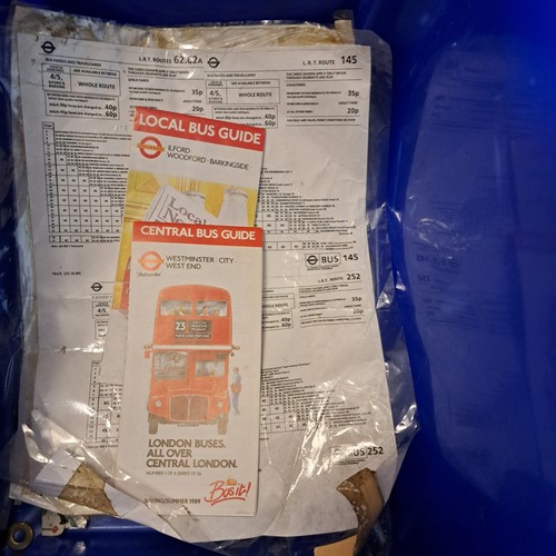 Mixed bus memorabilia - bus,