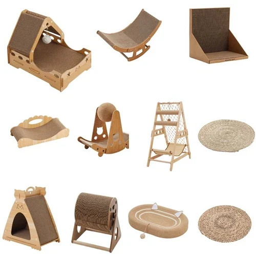 Cat tree scratching - tree, post
