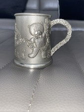 Royal Selangor Pewter Daisy Chain Teddy Bear Mug Not In Original Box