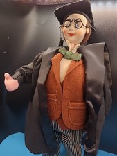Vintage Unusual Caricature Lecturer Doll by Rexard 27cm tall