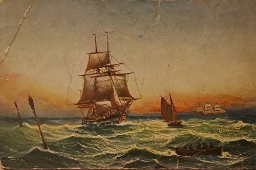 Antique vintage postcard - antique/vintage,