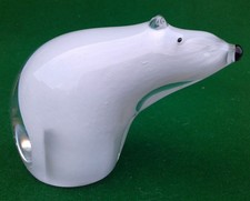 STYLISED POLAR BEAR GLASS