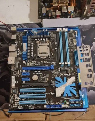 Asus p7p55d with 650 first - with,