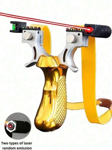 Slingshot with laser - slingshot, for