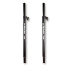 Pair of DJ PA Heavy Duty Adjustable Speaker Sub Satellite Poles 35mm Sound Disco