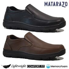 MENS MEMORY FOAM SLIP ON CASUAL COMFORT BOAT DECK LOAFERS DRIVING WALKING SHOES