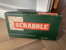 Old Scrabble Board Game