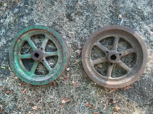 Stationary engine fly wheels - stationary,