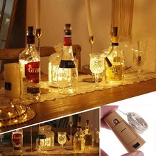 10Pack Bottle Lights String Lights Wine Lights with Cork 2M 20LED for Party XMAS