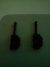 Vintage 2 Lego Black CB Radio Walkie Talkie Part Classic Police Town Space 3962