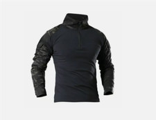 Mens Army-Tactical Military Uniform Airsoft Camo Combat Long Sleeve T-Shirt-Tops