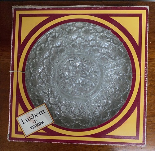 Round crystal glass - , relish