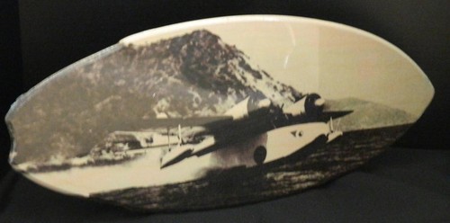 Flying boat plane - flying,