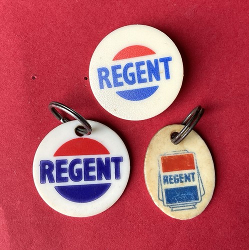 Vintage regent oil key fobs - oil,