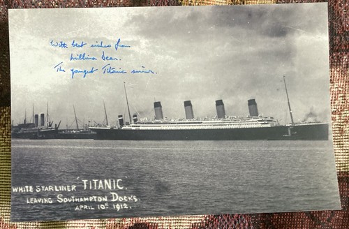 Titanic survivor millvina dean - survivor,