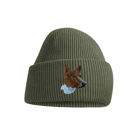 Basenji dog beanie hat unisex - hat.,