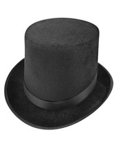 Black Top Hat Hard High Topper