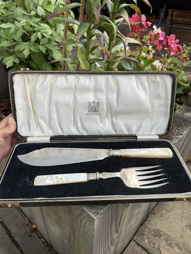 Antique silver plated - antique, fish