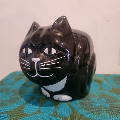 Large vintage black cat cookie - vintage,
