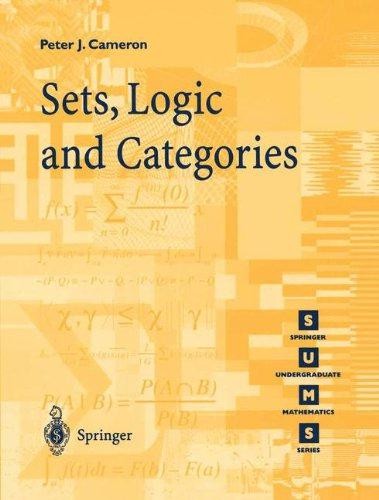 Sets logic and categories - sets,,