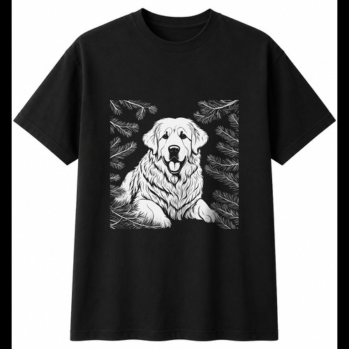 Charcoal pyrenean mountain dog - charcoal,