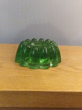 GREEN PRESSED GLASS PIANO