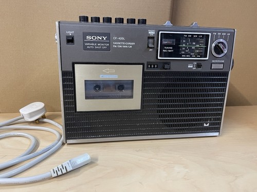 Sony 420l vintage 1978 - sony, cf-420l