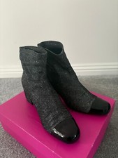 Mascaro Black boots sparkly glitter - size 6 - worn a few times 