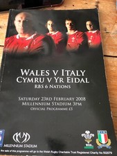 WALES v ITALY 2008 RUGBY