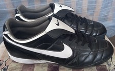 Nike Tiempo Natural II TF Astro Turf Trainers Black Size UK 12 EU 47.5 US 13