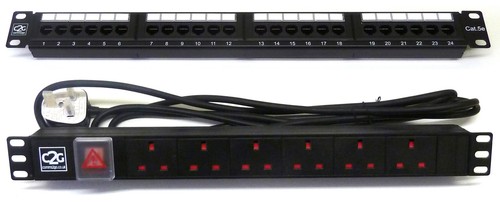Cat5e port patch panel - port,