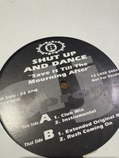 SHUT UP AND DANCE VINYL SAVE