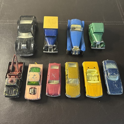 10x vintage 1970s matchbox - 10x,
