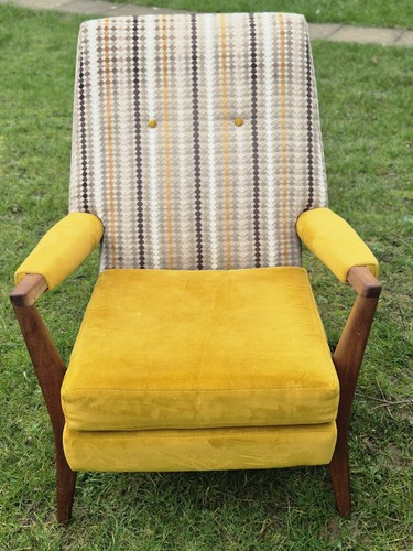 Mid century upholstered - ***,