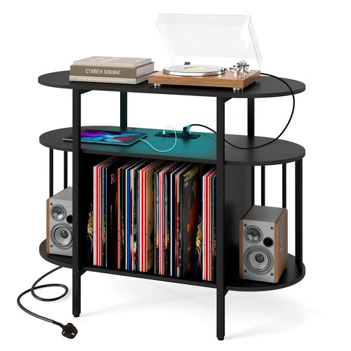 Large record player - record,