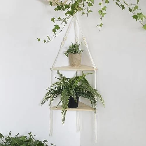 Corner shelf wall hanging 2 - hanging,