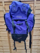 Retro Karrimor Jaguar GR65L Hiking Backpack Rucksack - KS-60ht SABack, Purple